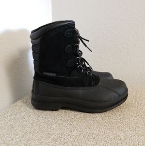 NotiV8 Insulated Waterproof Black Winter Boots